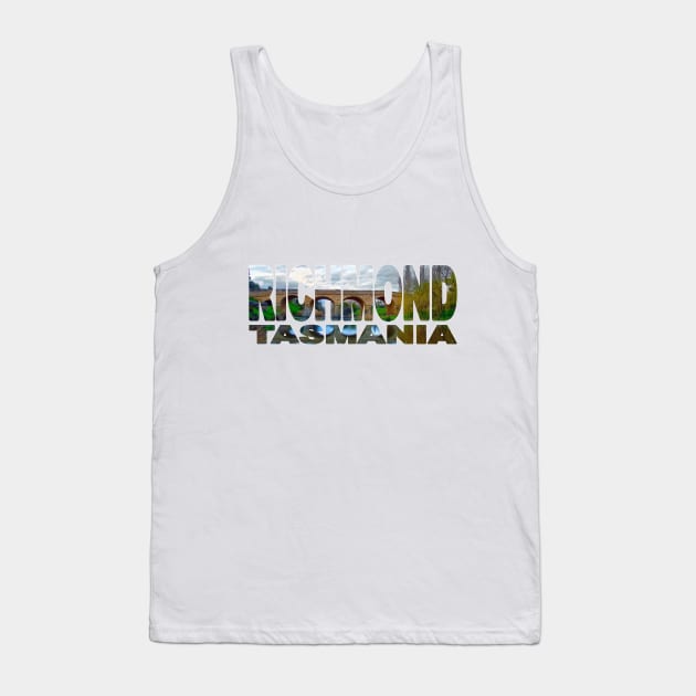 RICHMOND - Bridge Tasmania Australia Sunset Tank Top by TouristMerch